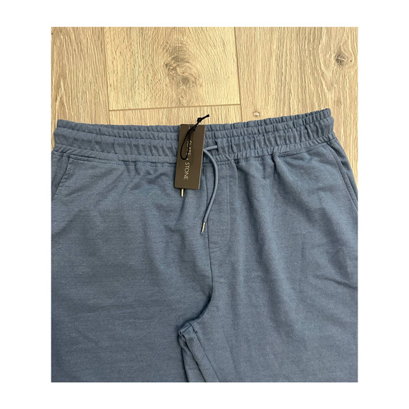 SLATE & STONE Jogger Pants In Light Blue Heather - Picture 7 of 12